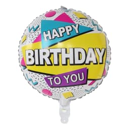 50pcs 18inch Round Foil Balloon Happy Birthday Inflatable Foil Helium Balloons Birthday Party Decoration Kids Toys Air Globos