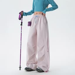 CHRLCK Women's Waterproof Hiking Pants Loose Quick Drying Cargo Pants Fishing Camping Cycling Trekking Jogging Trousers