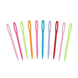 10pcs/lot Colorful Plastic Sewing Needles 5 7 9 15cm Size Colourful Large Eye Crochet Needle DIY Embroidery Jewelry Tools