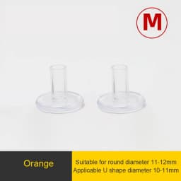 High Heel Protectors Glittery Clear Heel Stoppers Heel Repair Caps Covers for Women Shoes Non-slip Shoe Accessories 2PC