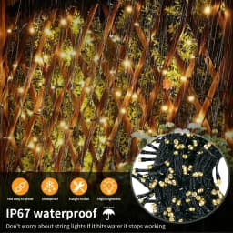 Energy Saving LED Outdoor Garden String Lights 10M 20M 30M 50M 100M Solar/EU/US Plug Charging LED Christmas Lawn Luminous Lamp