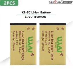 KB-5C Battery 1500mAh 3.7V Li-Ion Battery For WLN KD-C1 Walkie Talkie KD-C2 KD-C10 KD-C50 KD-C51 KD-C52 RT22S RT15 NK-U1 X6 RT22