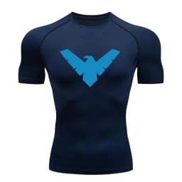Men's Compression Shirt Short Long Sleeve Quick Dry _ All Season Workout Top for Gym Running Fitness UV Protection
