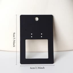50pcs 6x9cm Self-adhesive Plastic Cello Bag Earrings Display Necklace KeyChain Cards For DIY Making Jewelry Packaging Cardboard