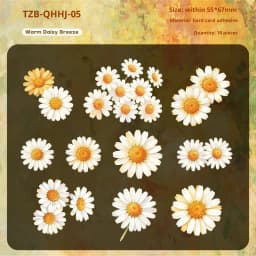 JIANWU Vintage Flower Bloom Landscape Material Collage Scrapbooking Sticker Creative DIY Journal Stationery