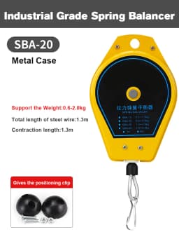 Industrial Dust-Free Grade Spring Balancer 0.5-5kg Hanging Tools Portable Telescoping Spring Balancer For Electric Screwdrivers