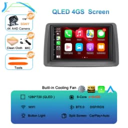 7" Car Radio Android 16 For FIAT Panda 2003 2004 2005 2006 2007 -2012 Stereo Multimedia Player Navigation Autoradio Carplay Auto