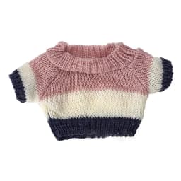 20CM Doll Clothes Knitted Sweater Christmas Style Cute Tops Valentine's Day Love Coat Winter Warm For Idol Dolls Accessories Toy