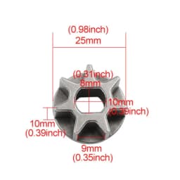 M10 M14 M16 Sprocket Chain Saw Gear for Grinder Replacement Gear Chainsaw 7/6/3 Tooth Electric Bracket Power Tool