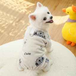 Autumn Winter Pet Dog Warm Soft Clothes Fleece Jumpsuit Coat for Small Medium Large Dog Cat Puppy Plush Jacket with Leash Ring