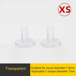 High Heel Protectors Glittery Clear Heel Stoppers Heel Repair Caps Covers for Women Shoes Non-slip Shoe Accessories 2PC