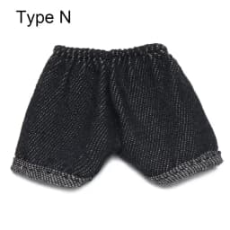 20CM Doll Clothes Stripes Short Sleeve T-shirt Small Pants Doll Outfit Playing House Changing Dressing Game DIY Doll Accessories