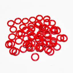 100pcs Pigeon Foot Rubber Ring Colorful Elastic Identification Rings For Carrier Pigeon Racing Pigeons Bird Appliances 8mm