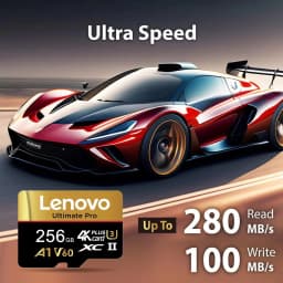 Ultra Lenovo Memory Card 512GB SD Cards TF Cards Micro SD Card 128GB 64GB Data Integrity 8K for Drone / Camera / Smartphone