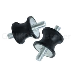 M4-M8 Male-Male Thread Rubber Shock Absorber Crash Pad GVV-Type Damper Noise Reduction Anti Vibration Isolation Mount