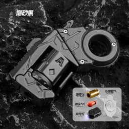 Mini Metal Multi Playability Ratchet Flip Antistress Toy Gun Ejection Shell EDC Stress Relief Fidget Spinner Fidgeting Toys Gift