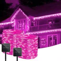 Solar LED Copper String Light 8 Modes Fairy Outdoor Holiday Garland Decoration Garden 30M/20M/10M/5M/2M Party Lights