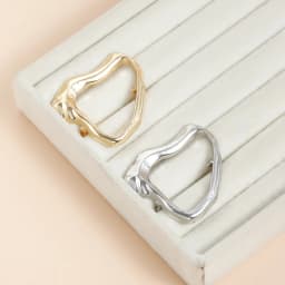 Simple Irregular Brooches Exquisite Heart Waist Cinch Pins for Women Men Vintage Casual Versatile Fixed Clothing Accessories New