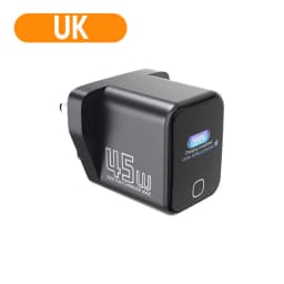 PD 45w GaN Fast Charger Type-c Port Mobile Phone Adapter With AI Smart Screen Display For iPhone 17 16 15 Samsung Xiaomi Huawei