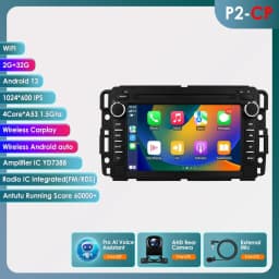 Android Car Radio Stereo for Chevrolet Silverado GMC Sierra Impala Traverse Avalanche Express Yukon Acadia Savana GPS Multimedia