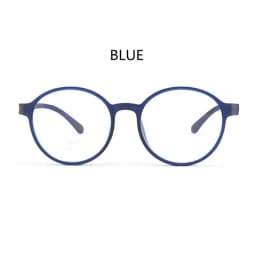Ultralight TR90 Computer Anti Blue Light Glasses for Women and Men Retro Screw Free Design Big Round Frame Reading Glasses