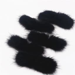 5pcs Real Natural Mink Pompon Bowknot 2*6cm Fur Pompom Balls Bow Tie Fluffy Pompones for Diy Jewelry Craft Supplies Accessories