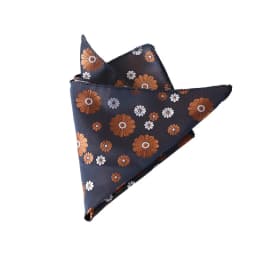 2025 British Dots Brown Pocket Square Suit Formal Silk Handkerchief Men's Paisley Floral Chest Scarf Towel Wedding Party Hanky