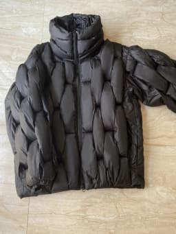 [EAM] Brown Thick Big Size Keep Warm Cotton-padded Coat Long Sleeve Women Parkas Fashion Tide New Autumn Winter 2026 CP3464