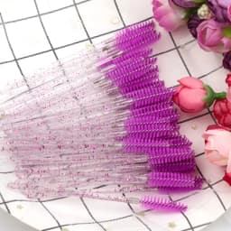 5/50 Pcs Eye Lash Brushes Eyebrow Brush False Eyelashes Extension Tools Mascara Wands Applicator Spoolers Lashes Cosmetic Tool