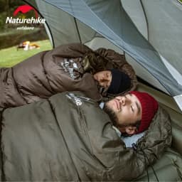 Naturehike Sleeping Bag Hollow Cotton Ultralight Winter for Adult Outdoor Camping Thicken Warm Waterproof Envelope Sleeping Bag