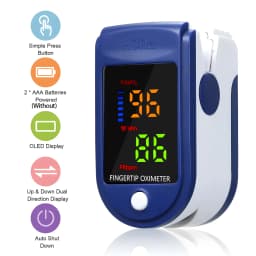 Non-Contact Temperature IR Thermometer Body Fast Measure Digital Fever Thermometer OR Portable Fingertip Blood Oxygen Oximeter
