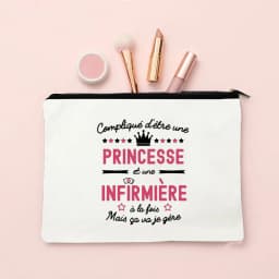 I Am A Top Nurse Print Makeup Bag Travel Neceser Toiletry Organizer Pouch Female Canvas Zipper Cosmetic Bags Best Gift for Nurse