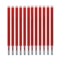 12Pcs BIG Erasable Refill Pens High Temperature Disappearing Fabric Marker Pen for Patchwork Fabric PU Leather Mark Sewing Tool