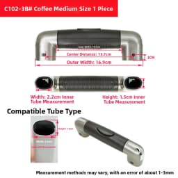 Travel Suitcase Handle Replacement Retractable Pressing Handbag Parts Luggage Handle Amlenker/Ou Milan Qi C101 Spring