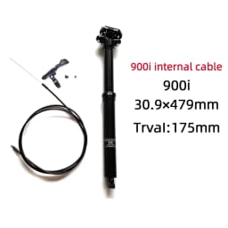 Kindshock KS EXA 900i Hydraulic Drop Post Seat Seatpost Mountain Bike Wire Control Lift Seat Tube Internal Routing Seat Post