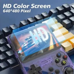 R36S Retro Handheld Game Console Linux System 3.5 Inch IPS Screen Portable Pocket Video Player 64GB/128GB Storage Kid Boy Gifts
