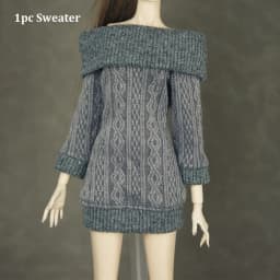 Handmade Doll Knitted Sweater Multicolored Mini 30cm Dolls Casual Dress Kids DIY Gift Toys Doll Accessories Tops for 1/6 Doll