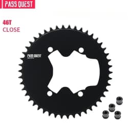 PASS QUEST 110 Bcd 4 Bolt Chainring Narrow Wide for SHIMANO R9200 R8100 R7100 Crank 42T-60T 9-12 Speed 110BCD Chainwheel