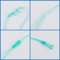 50 Sets Disposable Nasal Oxygen Tube Oxygen Concentrator 1.5m Double Nasal Cannula Oxygen Delivery Tube Double Nose Frame