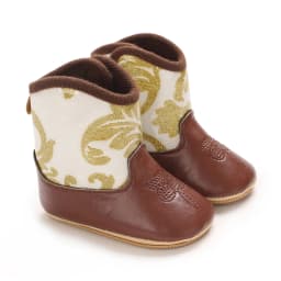 Baby Cowboy Boots - Western Style | Soft soled First Walking Shoes for Newborns and Preschoolers