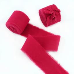 Pure Cotton Hand Torn Raw Edge Ribbon DIY Gift Box Packaging Greeting Card Decoration Bride Hand Stick Flower Flower Tie Ribbon