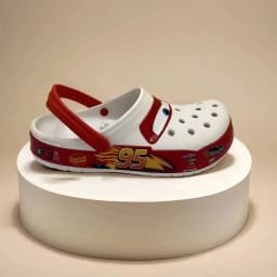 Lightning McQueen Pixar Red Slippers Outdoor Beach Anti Slip Sandals Closed Finger Picking Shoes Disney Home Casual Slipper Gift