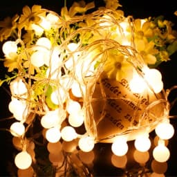 10M LED String Lights with USB/Battery Power Ball Garland Outdoor Lamp for Wedding Garden Fairy Christmas Decoration