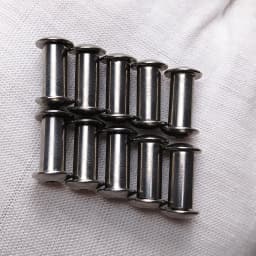 4 Sets Diy Knife Handle Material Making Screws M3.5 Folding Knife Screw T8 Plum Rivet Shank Slotted Nail 5mm Hole Lock Screw