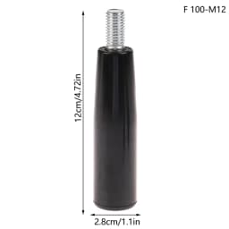 Revolving Handle M6 M8 M10 M12 Plastic Metal Knob Male Threaded Stem Handwheel Screw Milling Machine Tool Lathe Grinding 1pc
