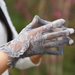 Lace Short Breathable Sun Protection Non-Slip Drive Women Thin New Gloves High Quality Ruffles Elegant Etiquette Soft