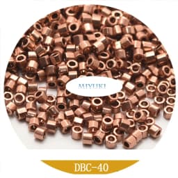 Japanese Miyuki Seed Beads Dbc11/0  Section Delica Beads 1.6mm Metallic 20 Colors 5G Pack for Jewelry Making