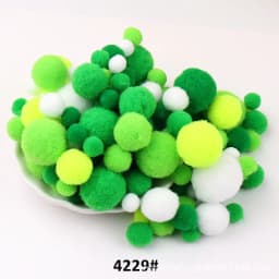 10mm To 30mm 20g Multi Size Mix Colors Pompom Fur Craft DIY Soft Pom Poms Balls Wedding Decoration Glue on Cloth Accessories