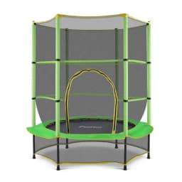 Trampoline for Children, Ø 140cm Mini Toddler Trampoline with Safety Net,Built-in Zipper, Round Trampoline Indoor and Outdoor