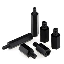 M2 M2.5 M3 M4 White Black Nylon Standoff Hex Column Support PCB Pillar Motherboard Standoffs Stud Plastic Male Female Spacer